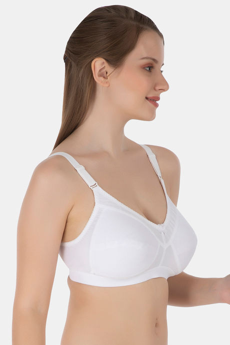 Tweens Single Layered Non Wired Full Coverage T-Shirt Bra - White — image 4