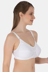 Tweens Single Layered Non Wired Full Coverage T-Shirt Bra - White — thumbnail 4