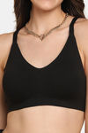 Tweens Double Layered Non-Wired Full Coverage Super Support Bra - Black — thumbnail 5