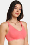 Tweens Double Layered Non-Wired Full Coverage Super Support Bra - Orange — thumbnail 4