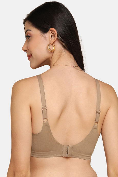 Tweens Double Layered Non-Wired Full Coverage Super Support Bra - Skin — image 2