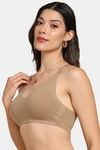 Tweens Double Layered Non-Wired Full Coverage Super Support Bra - Skin — thumbnail 3