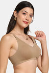 Tweens Double Layered Non-Wired Full Coverage Super Support Bra - Skin — thumbnail 4