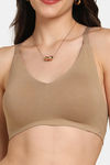 Tweens Double Layered Non-Wired Full Coverage Super Support Bra - Skin — thumbnail 5