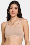 Tweens Double Layered Non-Wired Full Coverage Super Support Bra - Skin — thumbnail 1