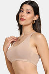 Tweens Double Layered Non-Wired Full Coverage Super Support Bra - Skin — thumbnail 3