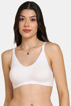Tweens Double Layered Non-Wired Full Coverage Super Support Bra - White — thumbnail 1