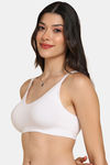 Tweens Double Layered Non-Wired Full Coverage Super Support Bra - White — thumbnail 3