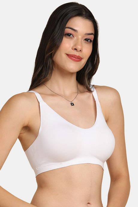 Tweens Double Layered Non-Wired Full Coverage Super Support Bra - White — image 4