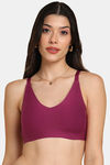 Tweens Double Layered Non-Wired Full Coverage Super Support Bra - Red — thumbnail 1