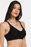 Tweens Padded Non-Wired Full Coverage Super Support Bra - Black — thumbnail 4