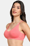 Tweens Padded Non-Wired Full Coverage Super Support Bra - Orange — thumbnail 3