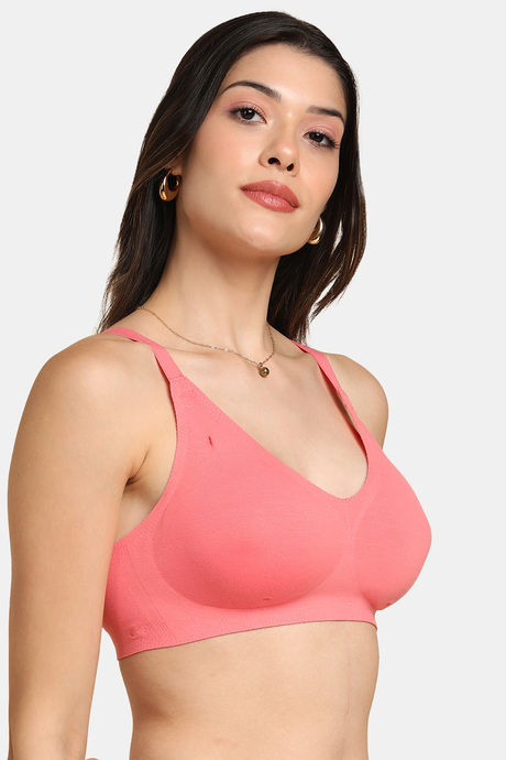 Tweens Padded Non-Wired Full Coverage Super Support Bra - Orange — image 4