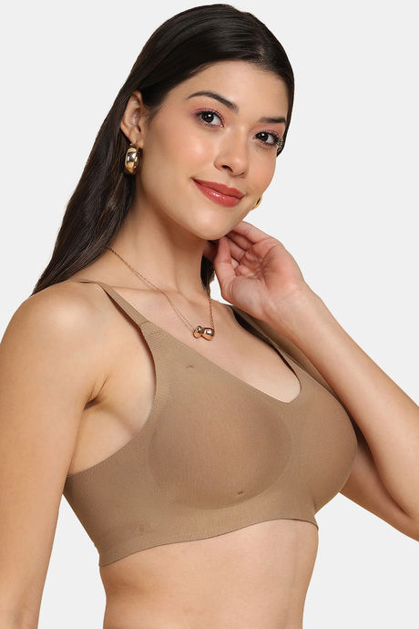 Tweens Padded Non-Wired Full Coverage Super Support Bra - Skin — image 4