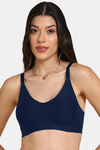 Tweens Padded Non-Wired Full Coverage Super Support Bra - Blue — thumbnail 1