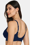 Tweens Padded Non-Wired Full Coverage Super Support Bra - Blue — thumbnail 2
