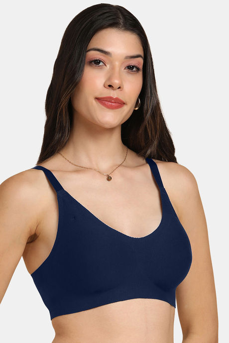 Tweens Padded Non-Wired Full Coverage Super Support Bra - Blue — image 4