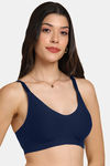 Tweens Padded Non-Wired Full Coverage Super Support Bra - Blue — thumbnail 4