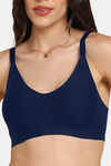Tweens Padded Non-Wired Full Coverage Super Support Bra - Blue — thumbnail 5