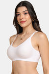 Tweens Padded Non-Wired Full Coverage Super Support Bra - White — thumbnail 3