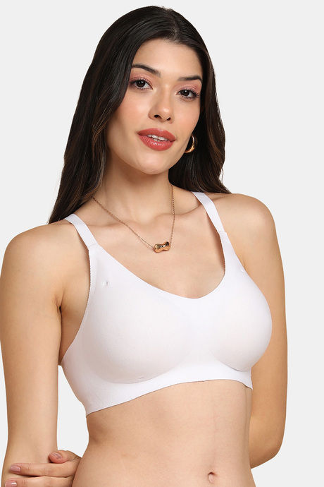 Tweens Padded Non-Wired Full Coverage Super Support Bra - White — image 4