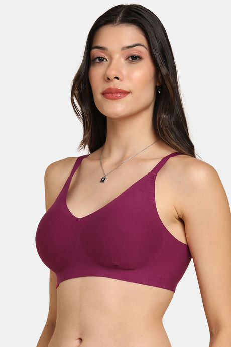 Tweens Padded Non-Wired Full Coverage Super Support Bra - Red — image 3