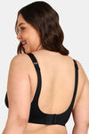 Tweens Double Layered Non-Wired Full Coverage Super Support Bra - Black — thumbnail 2