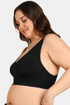 Tweens Double Layered Non-Wired Full Coverage Super Support Bra - Black — thumbnail 3