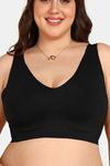 Tweens Double Layered Non-Wired Full Coverage Super Support Bra - Black — thumbnail 5