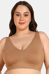 Tweens Double Layered Non-Wired Full Coverage Super Support Bra - Skin — thumbnail 1