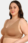 Tweens Double Layered Non-Wired Full Coverage Super Support Bra - Skin — thumbnail 3