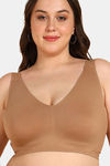 Tweens Double Layered Non-Wired Full Coverage Super Support Bra - Skin — thumbnail 5