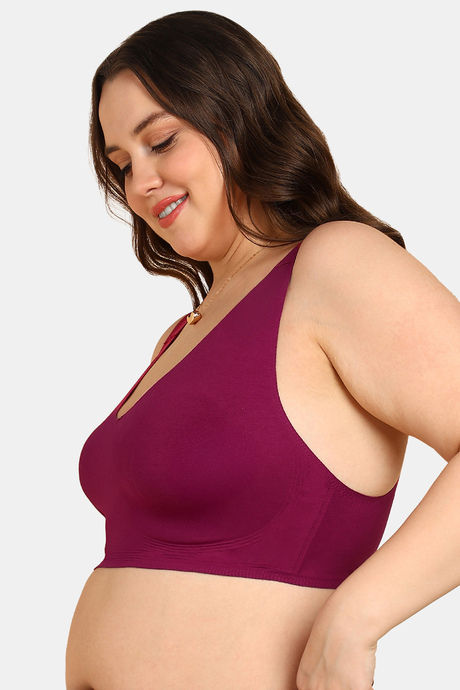 Tweens Double Layered Non-Wired Full Coverage Super Support Bra - Red — image 3