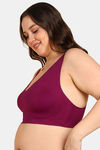 Tweens Double Layered Non-Wired Full Coverage Super Support Bra - Red — thumbnail 3
