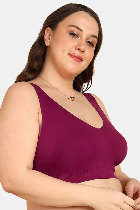 Tweens Double Layered Non-Wired Full Coverage Super Support Bra - Red — image 4