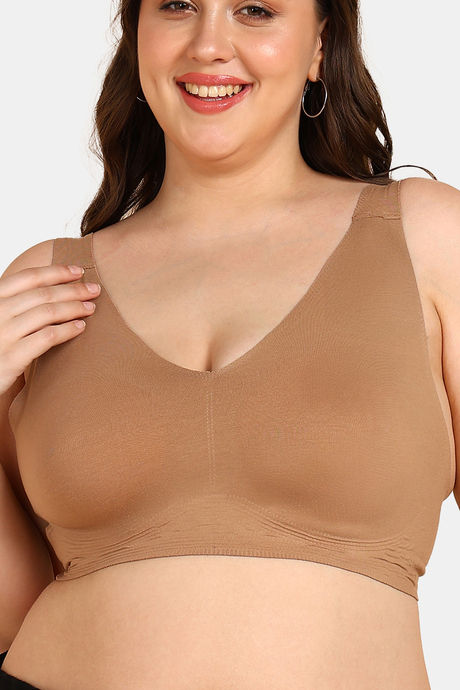 Tweens Padded Non-Wired Full Coverage Super Support Bra - Skin — image 5