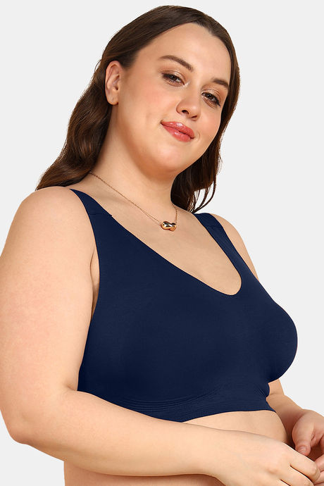 Tweens Padded Non-Wired Full Coverage Super Support Bra - Blue — image 4