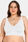 Tweens Padded Non-Wired Full Coverage Super Support Bra - White — thumbnail 1