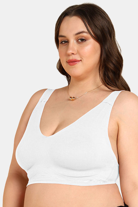 Tweens Padded Non-Wired Full Coverage Super Support Bra - White — image 3