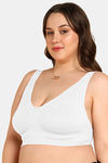 Tweens Padded Non-Wired Full Coverage Super Support Bra - White — thumbnail 3