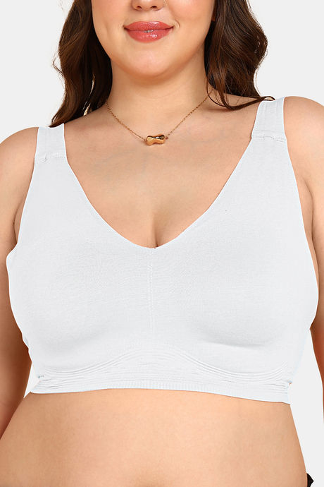 Tweens Padded Non-Wired Full Coverage Super Support Bra - White — image 5