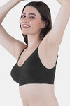 Tweens Padded Non-Wired Full Coverage Super Support Bra - Black — thumbnail 3