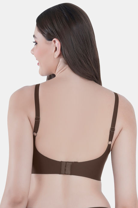 Tweens Padded Non-Wired Full Coverage Super Support Bra - Brown — image 2