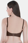 Tweens Padded Non-Wired Full Coverage Super Support Bra - Brown — thumbnail 2