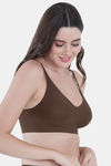 Tweens Padded Non-Wired Full Coverage Super Support Bra - Brown — thumbnail 4