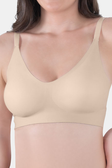 Tweens Padded Non-Wired Full Coverage Super Support Bra - Skin — image 5
