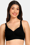 Tweens Padded Non-Wired Full Coverage Minimiser Bra - Black — thumbnail 1
