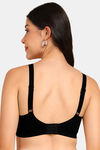 Tweens Padded Non-Wired Full Coverage Minimiser Bra - Black — thumbnail 2