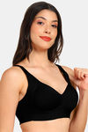 Tweens Padded Non-Wired Full Coverage Minimiser Bra - Black — thumbnail 4