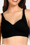 Tweens Padded Non-Wired Full Coverage Minimiser Bra - Black — thumbnail 5